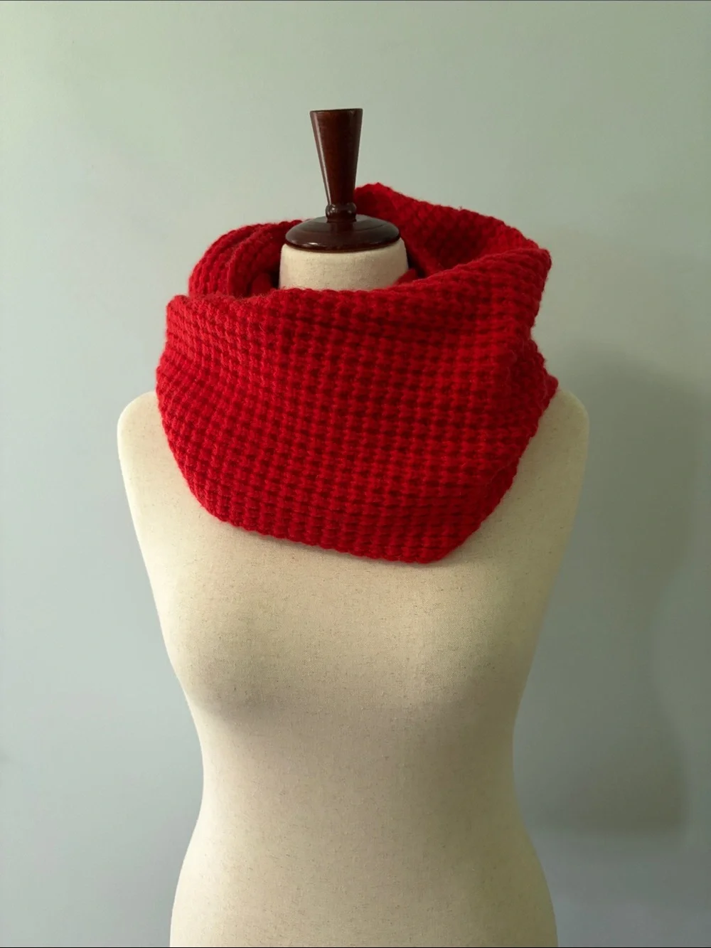 J. Crew Lambs Wool Cashmere Blend Wide Wrap Winter Infinity Scarf